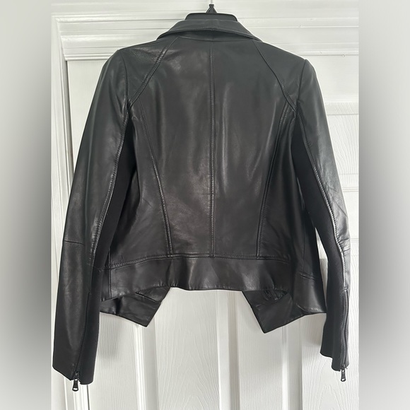 TROUVÉ BLACK LEATHER JACKET - Picture 7 of 7
